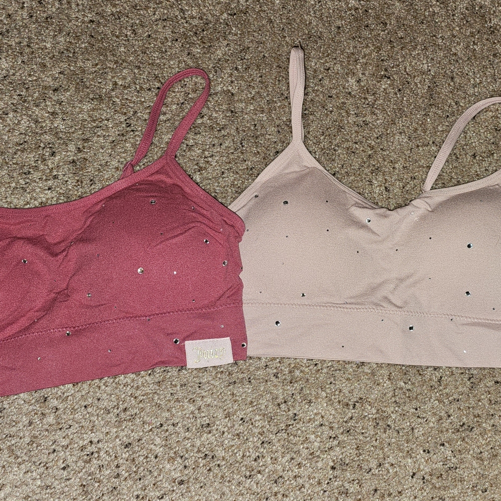 Juicy Couture Blush Bralette with Sparkle